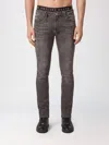 Philipp Plein Denim Trousers Slim Fit Basic In Multi