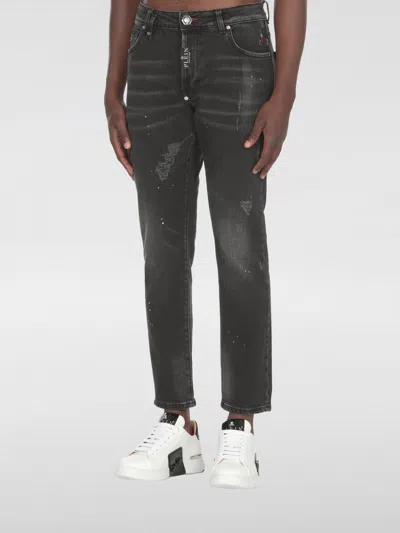 Philipp Plein Jeans  Men Color Black In Schwarz