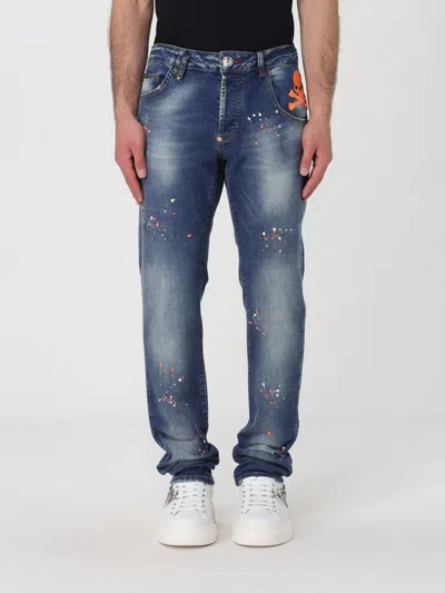 Philipp Plein Jeans  Men In Blue