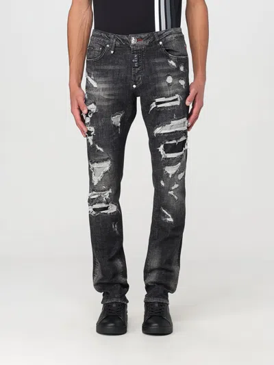 PHILIPP PLEIN JEANS PHILIPP PLEIN MEN COLOR GREY,G90139020