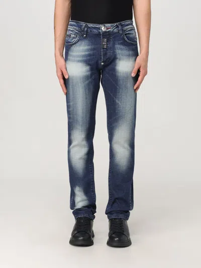 Philipp Plein Jeans  Men Color Grey In Grau
