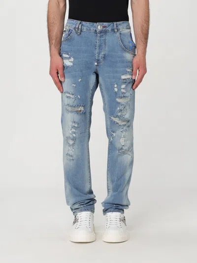 Philipp Plein Jeans  Men In Sky Blue