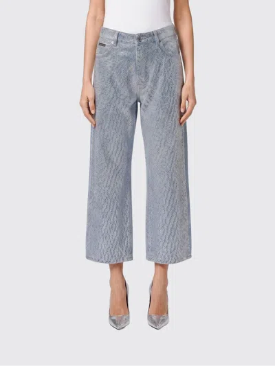 Philipp Plein Jeans Woman In Blue