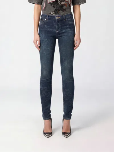 Philipp Plein Jeans Woman In Blue