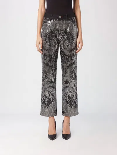 Philipp Plein Embellished Wide-leg Jeans In Black