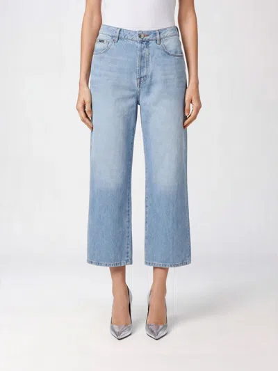 Philipp Plein Jeans Woman In Blue