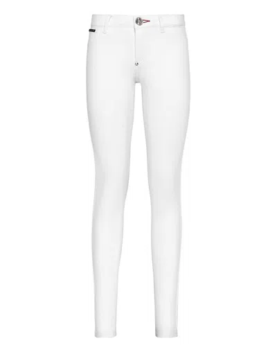 Philipp Plein Jeggins Angel In White