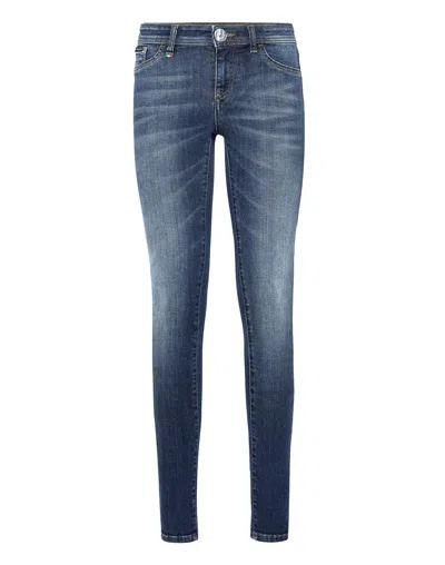 Philipp Plein Jeggins "nothing Left At All" Original In Multi