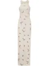 Philipp Plein Jersey Midi Dress In Grey