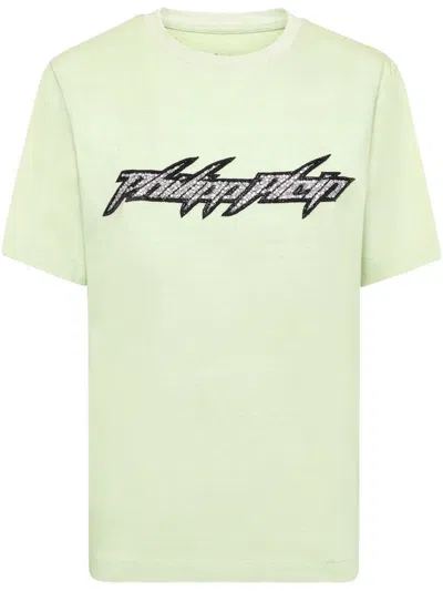 Philipp Plein Jersey T-shirt In 绿色