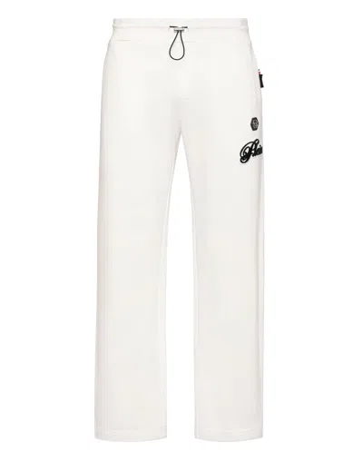 Philipp Plein Joggers Basic Signature In White