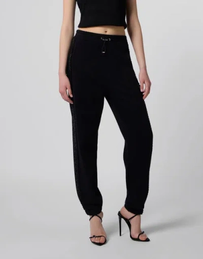 Philipp Plein Joggers Strass Band Women In Black