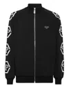 Philipp Plein Jogging Jacket Hexagon In Black