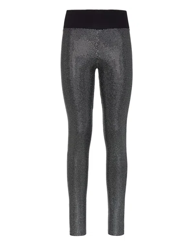 Philipp Plein Jogging Leggings Crystal In Multi