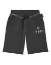 Philipp Plein Basic Plein Old Dye Shorts In Black