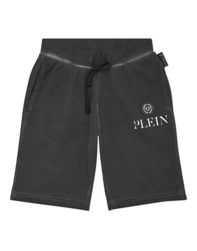 PHILIPP PLEIN JOGGING SHORTS BASIC PLEIN OLD DYE