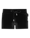 Philipp Plein Jogging Shorts Gothic Plein In Black
