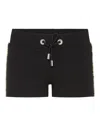 Philipp Plein Jogging Shorts Iconic Plein In Black