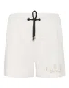 Philipp Plein Jogging Shorts Iconic Plein In White