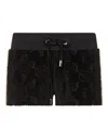Philipp Plein Jogging Shorts Monogram In Black