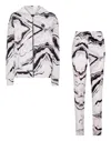 PHILIPP PLEIN JOGGING TRACKSUIT: HOODIE/TROUSERS MARBLE