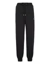 Philipp Plein Jogging Trousers Crystal Cable In Black