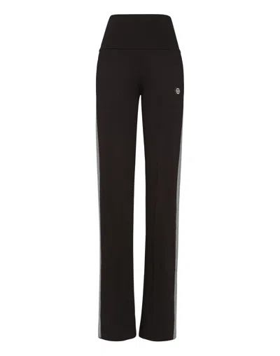 Philipp Plein Jogging Trousers Crystal In Multi
