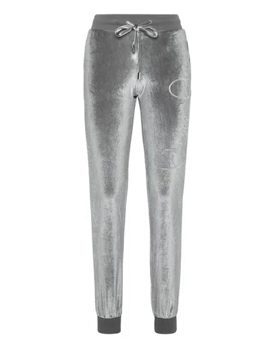 PHILIPP PLEIN JOGGING TROUSERS CRYSTAL SIGNATURE