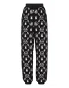 Philipp Plein Jogging Trousers Embroidery Monogram In Black