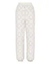 Philipp Plein Jogging Trousers Embroidery Monogram In White