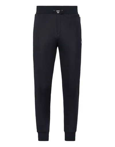 Philipp Plein Jogging Trousers Iconic Plein In Blue