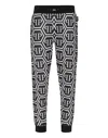 Philipp Plein Jogging Trousers Monogram In Black