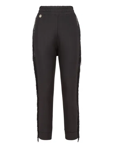 Philipp Plein Jogging Trousers "revenge" In Black