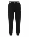 Philipp Plein Logo-embroidery Track Pants In Black