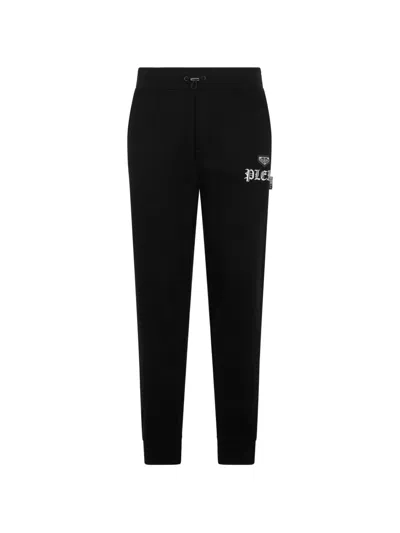 Philipp Plein Jogging Trousers Skull Plein R Men In Black
