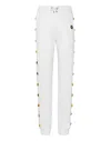 Philipp Plein Jogging Trousers Studs In White