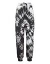 Philipp Plein Tie-dye Tracksuit Bottoms In Grey