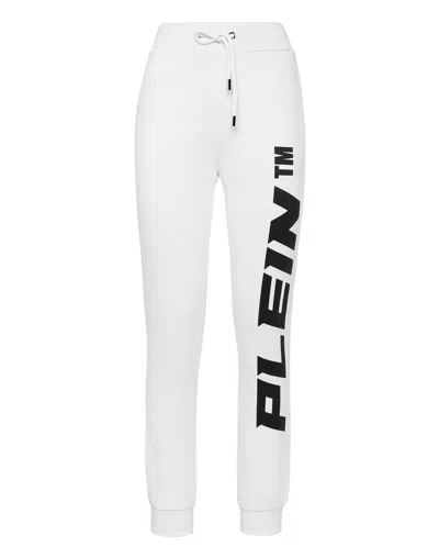 Philipp Plein Jogging Trousers In White