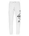Philipp Plein Hexagon Tapered Track Pants In White