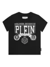 Philipp Plein Junior College T-shirt In Black