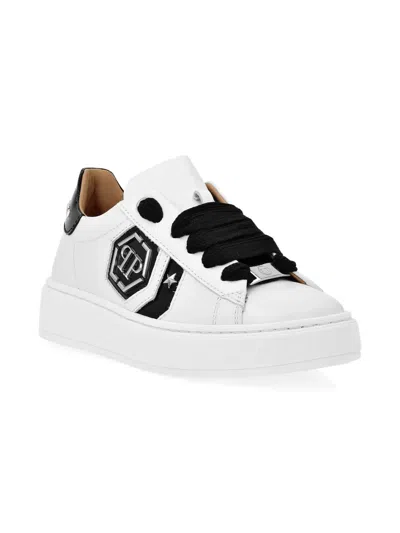 Philipp Plein Junior Hexagon Low-top Sneakers In Multi