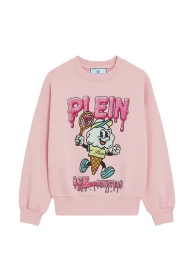 Philipp Plein Junior Kids' Ice-cream Monsters Sweatshirt In Multi