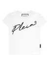 Philipp Plein Junior Logo-print T-shirt In 白色