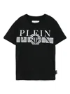 Philipp Plein Junior Logo-print T-shirt In Black