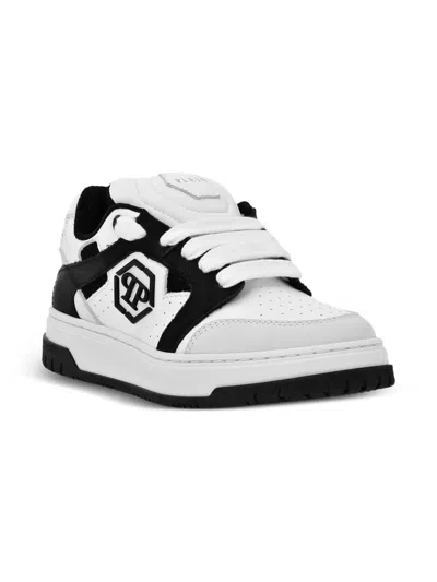 Philipp Plein Junior Low-top Logo Sneakers In Multi