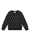 Philipp Plein Junior Monogram-studded T-shirt In 黑色