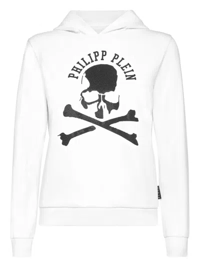 PHILIPP PLEIN JUNIOR SKULL&BONES HOODIE