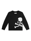 Philipp Plein Junior Skull&bones Sweatshirt In Schwarz