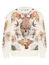 Philipp Plein Junior Skull-print Sweatshirt In Multi