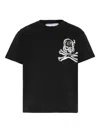 Philipp Plein Junior Skull-print T-shirt In Black